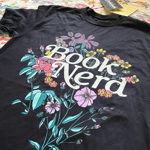 Out of Print XS “Book Nerd” t-shirt NWT Retail $33 - Picture 5 of 5